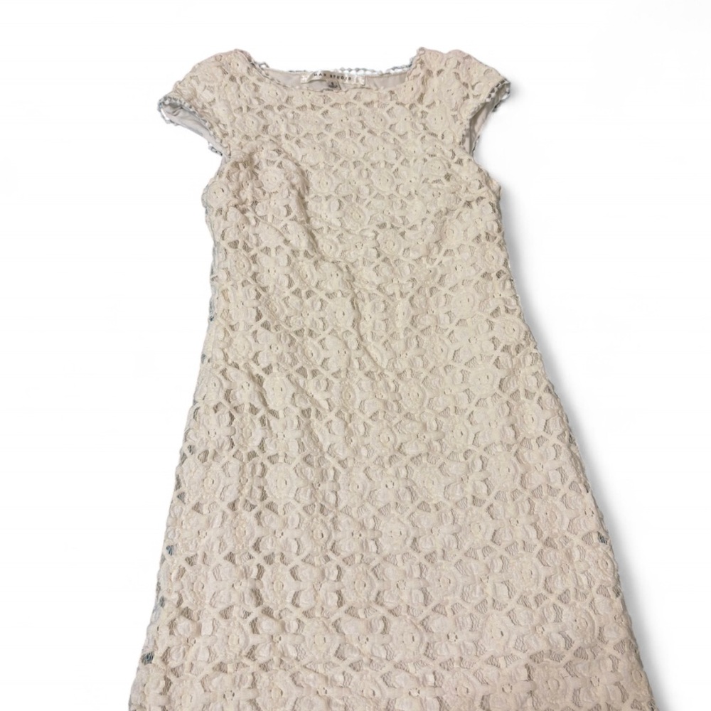 Max Studio White Lace Dress